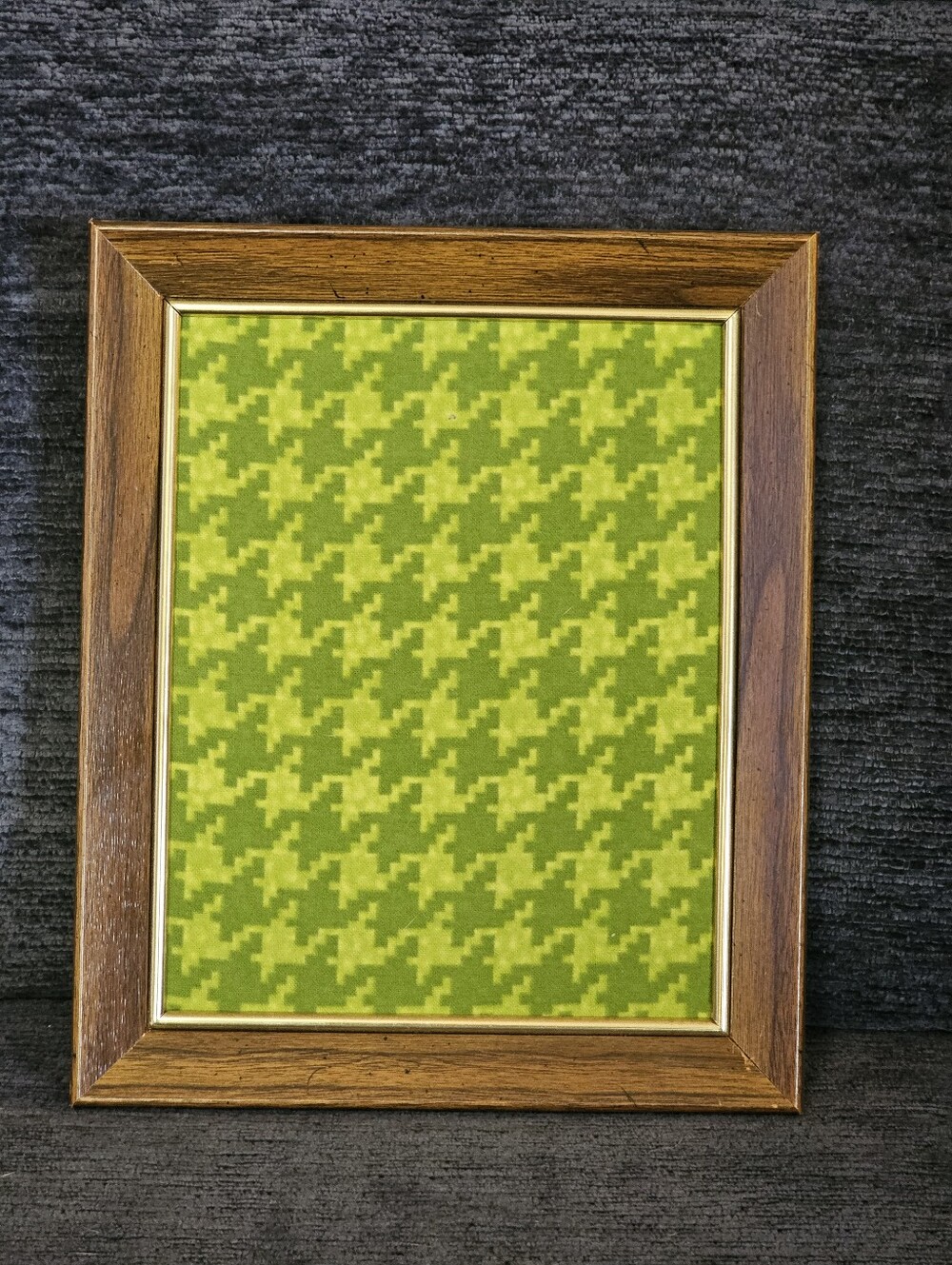 Framed 1970s Fabric